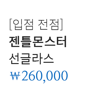 [입점 전점] 젠틀몬스터 선글라스 260,000원