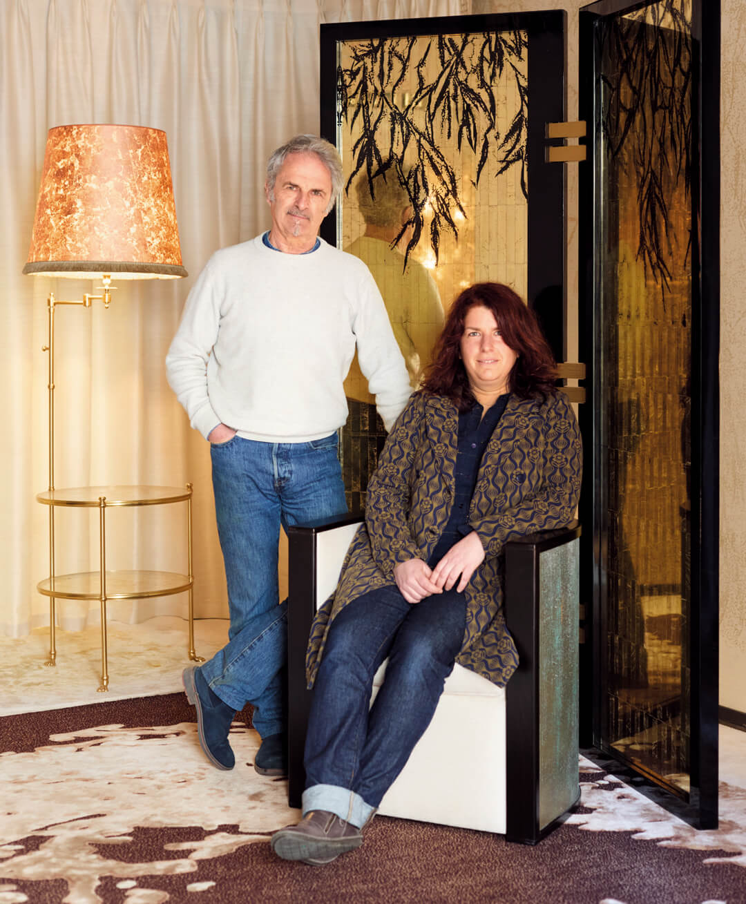 아버지 가보르 울베츠키와 딸 라헬 울베츠키